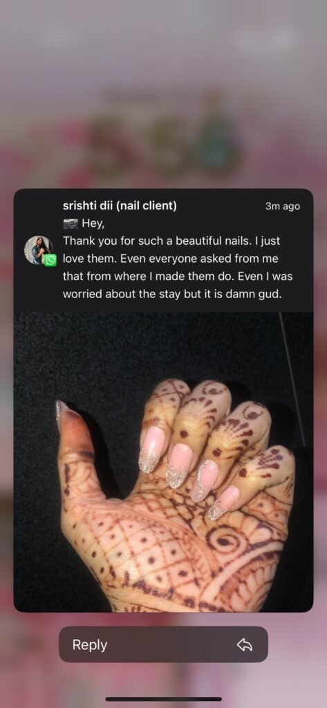 A message from a Belle Coats customer