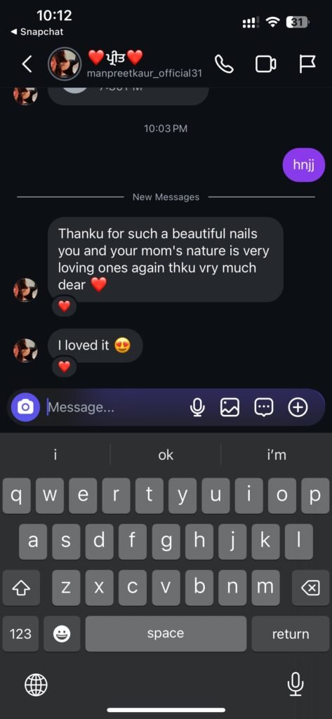 A message from a Belle Coats customer