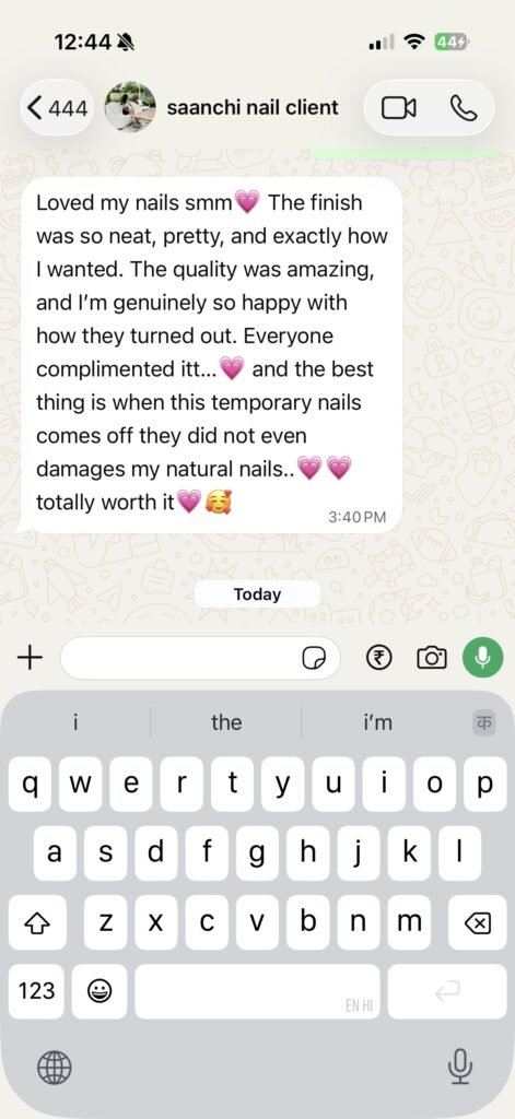 A message from a Belle Coats customer