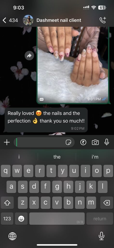 A message from a Belle Coats customer